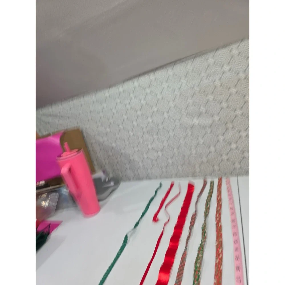Vintage Christmas Place Mats Cloth Placemats Snowmen Holiday Table Linens Ribbon